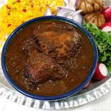 طرز تهیه غذای بسیار خوشمزه ایرانی خورشت فسنجان با مرغ